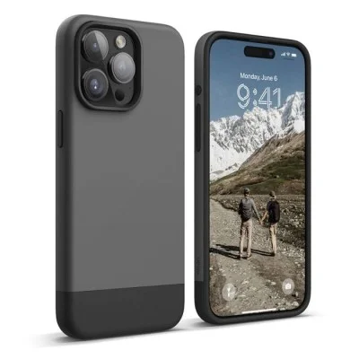 Cover Iphone 15 Pro Max Magsafe Elago - Dark Gray - Black
